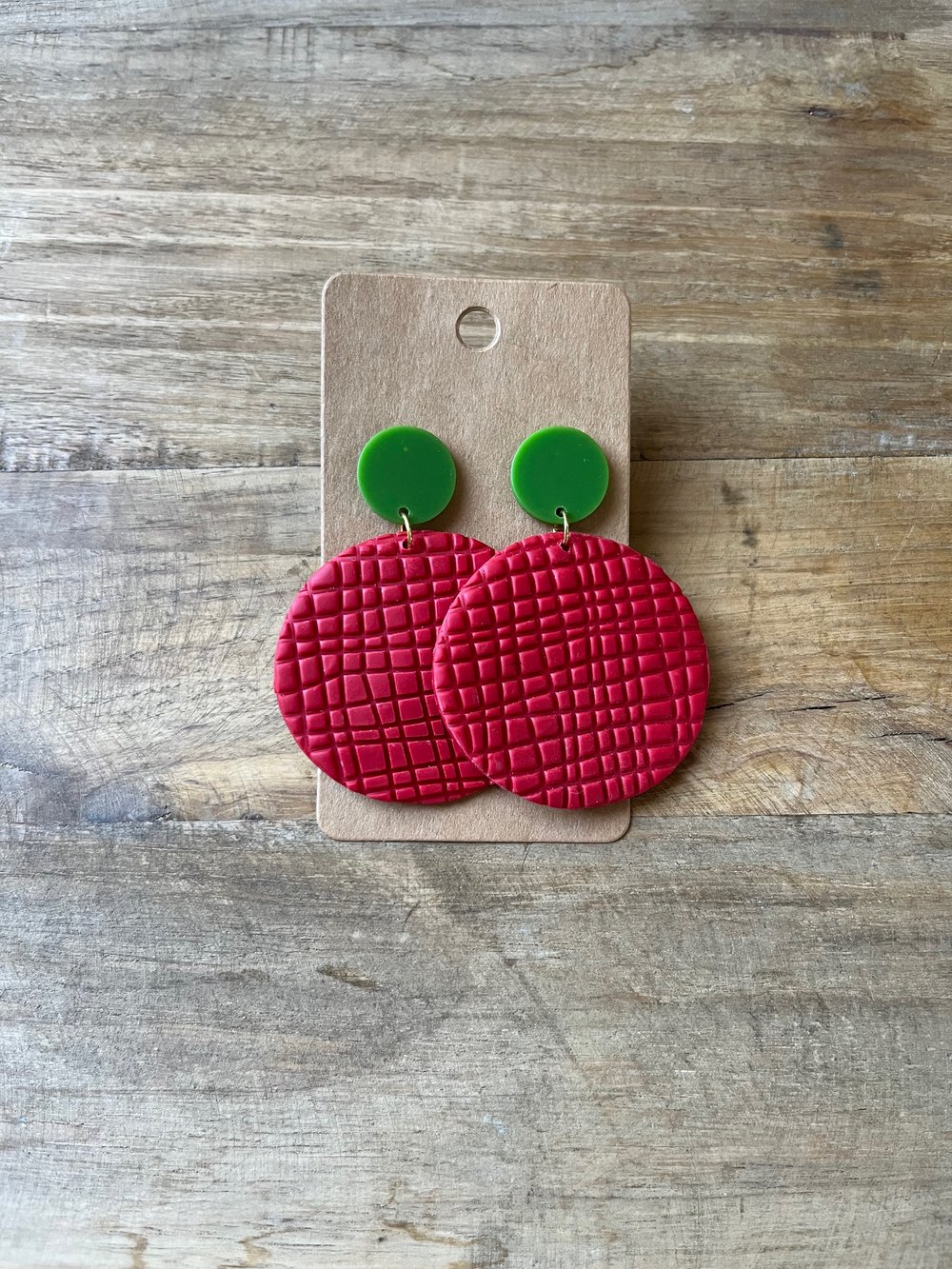 Image of Red Grand Teton with Lt Green Stud