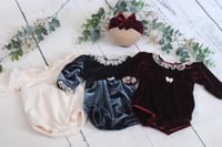 Image 1 of Velvet rompers 