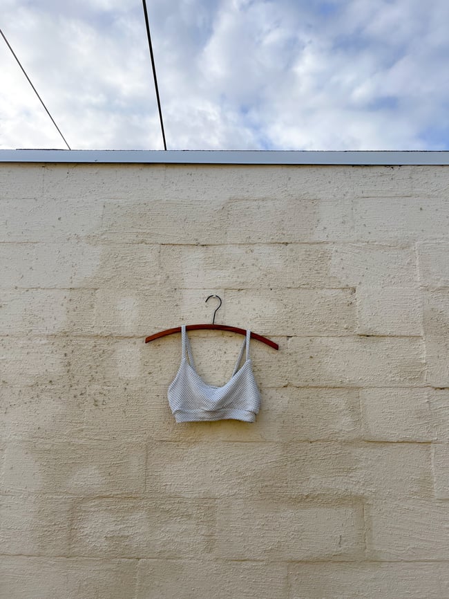 White Dot Bralette