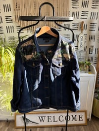 Image 1 of Ashley Stewart 2 piece denim set