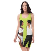 Image 2 of Icons All-Over Print Dress Green