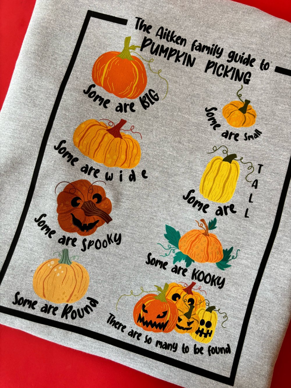 Image of Family pumpkin patch children’s sizes