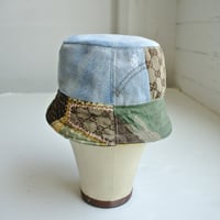 Image 1 of Reworked Reworked Reversible Bell Hat Gucci x Camo Small
