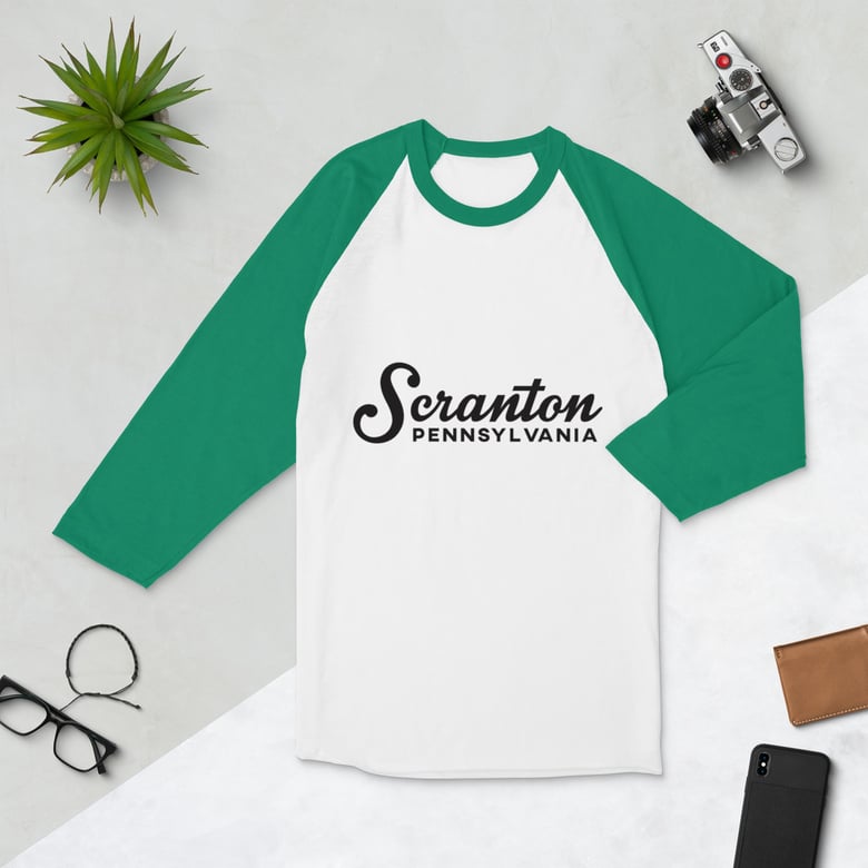 Image of Scranton 3/4 sleeve raglan shirt