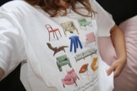 Image 4 of begin again- vintage chairs shirt ( taylor swift ) 