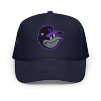 Image 5 of Tha O's "Bird Flu" Snapback Trucker (Purple Logo)