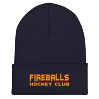 Image 4 of Fireballs Hockey Club Cuffed Beanie