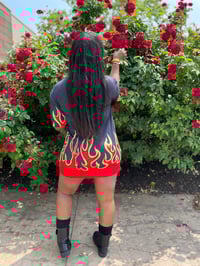 Image 4 of Flamin Hot shirt dress