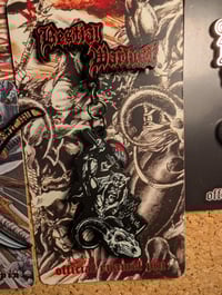 Image 1 of Bestial Warlust - Vengeance War 'till Death Enamel Pin