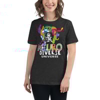 Image 2 of Women's Relaxed T-Shirt neurodiverse universe autism soul 