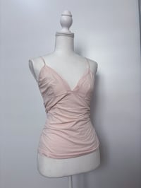 Image 1 of 00s Pink hearts tank top // M