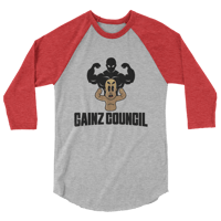Image 4 of Gainz Council 3/4 sleeve raglan shirt