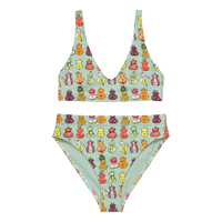 Image 1 of Fruit Goddesses Recycled high-waisted bikini