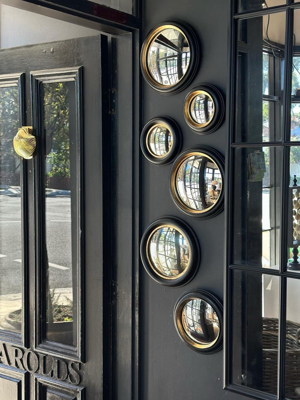 Image of Convex Mirror Black