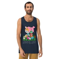 Image 3 of Love is Love: Men’s premium tank top