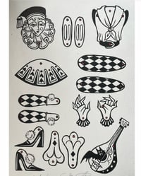 Image 3 of Cut-out-and-keep vamp paper clown