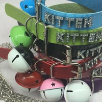 Image 2 of Kitten Collar With Bell and leash 🐈‍⬛❤️
