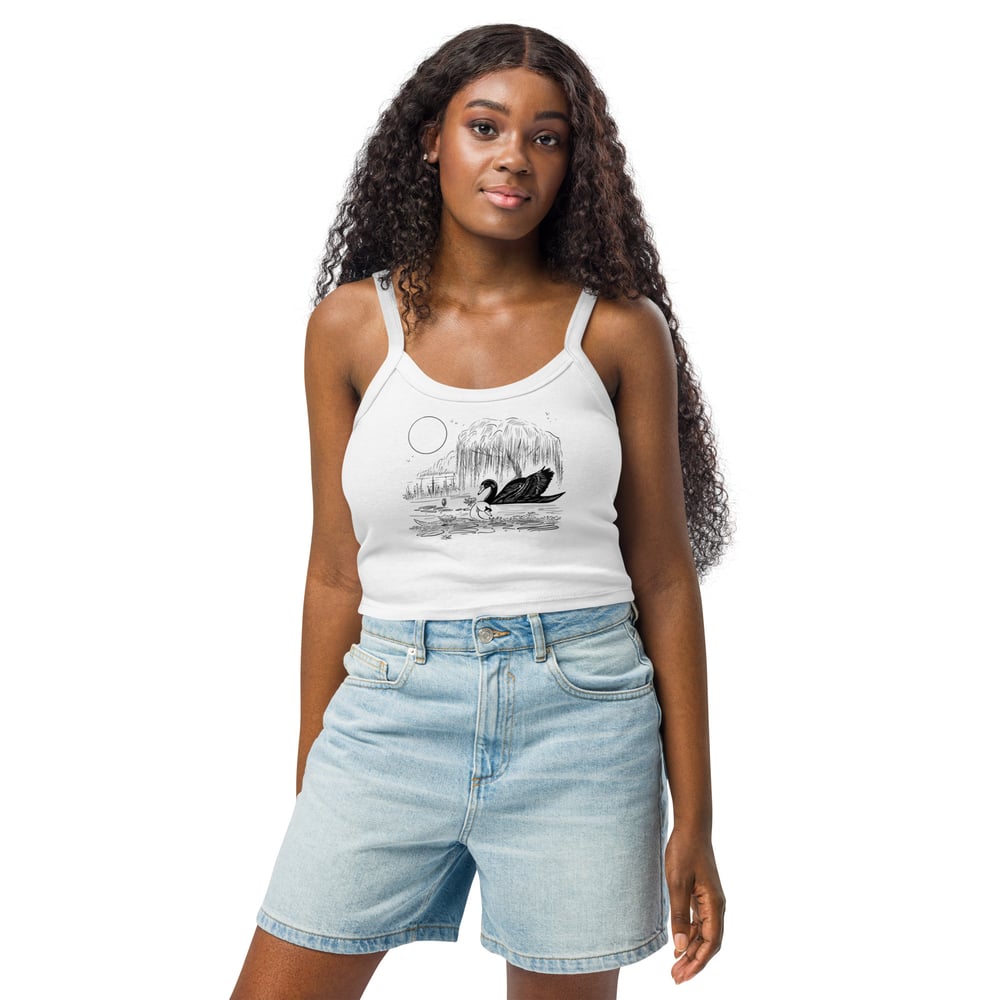 Swan Lake Women’s micro-rib tank top