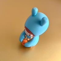 Image 2 of Little wooden Bunny peg doll