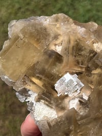Image 16 of Barite & Yellow Cubic Fluorite From Beijing #2458