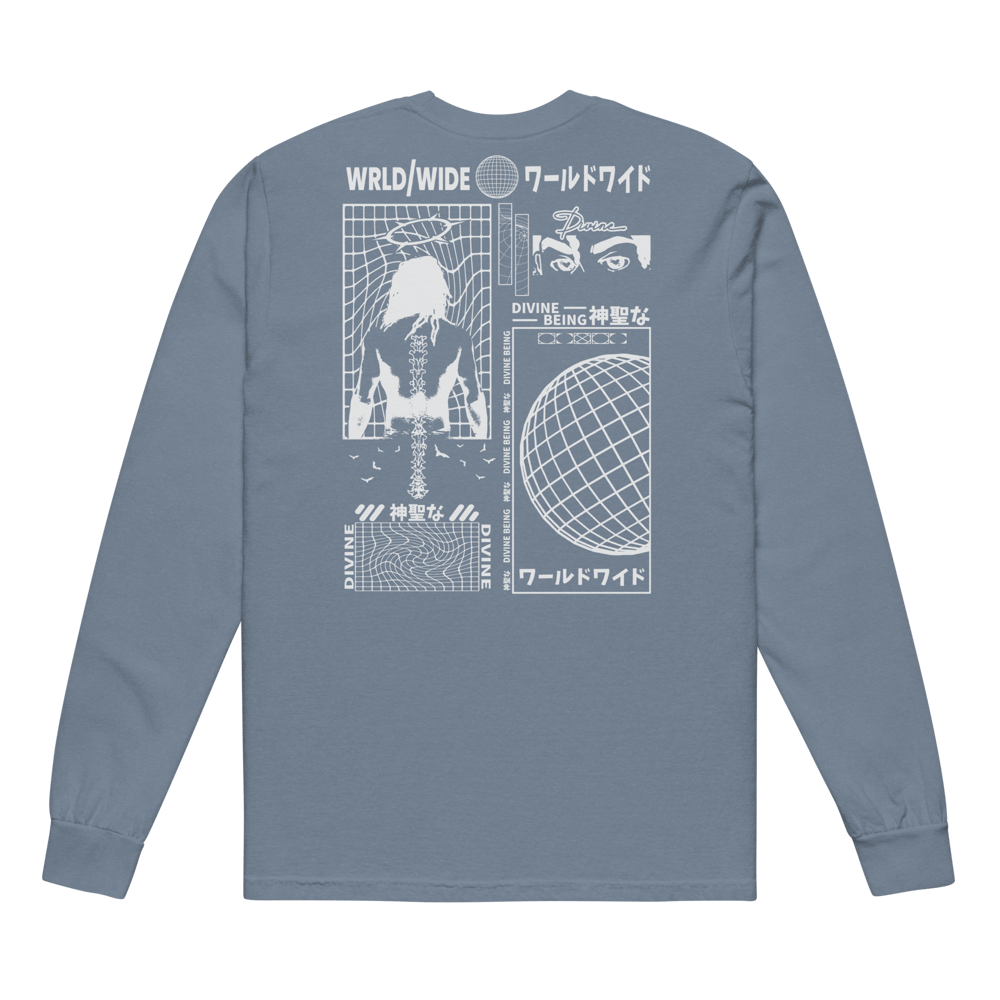 WORLDWIDE DIVINE Longsleeve (White Print)