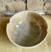 Image 3 of Set of 2 Cream and Chestnut Glaze Ramen Bowls