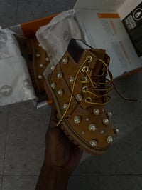 Image 1 of Pearly White Timbs 🧸 ✨