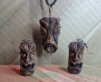 Image 2 of Tiki Necklace and Earring Set