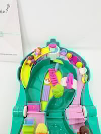 Image 10 of Ensemble bracelet et Polly Pocket boite vague verte Complet.