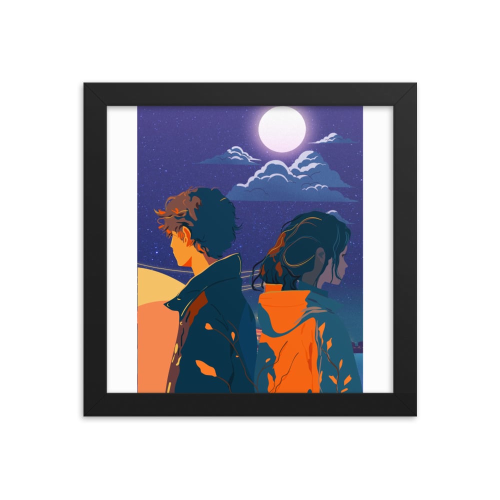 ZEN EXP - “Midnight Luv” Framed poster