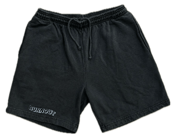 Image of “BURNOUT” LOGO SHORTS
