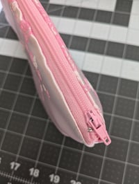 Image 3 of Asian Cherry Blossom Silky Pink Clutch Purse 