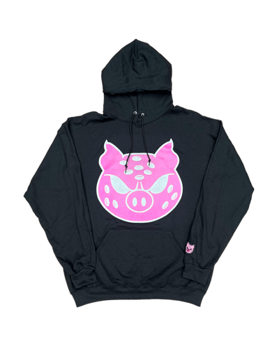 Image of Black Pig Mask Hoodie 