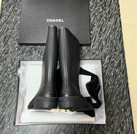 Image 3 of VARSITY BLACK BOOTS