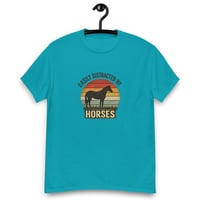 Image 2 of Unisex classic tee, Easily Distracted By Horses Tee