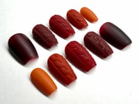 Image 1 of Sweater Weather Press-On Nails Size Small