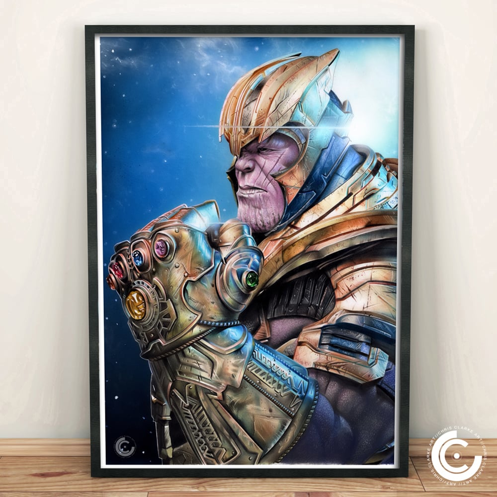 Marvel Avengers End Game Captain America Thanos Lithograph Poster 18x2 –  gamestoyshop