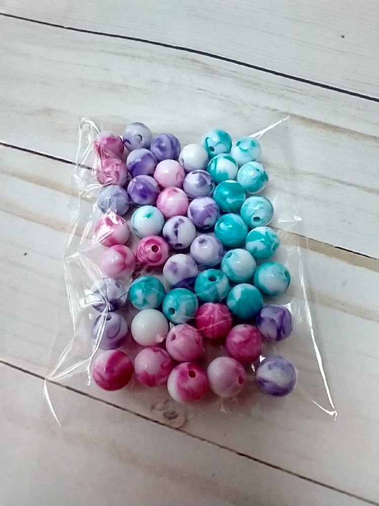 Image of Spring Marble Bead Mix