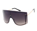 Trendy Rimless Oversize Glasses 