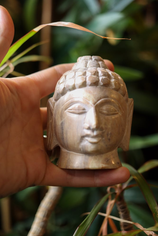 Mini Marble Buddha Head