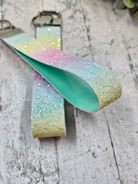 Image 3 of Rainbow Lace Wristlet Keychain