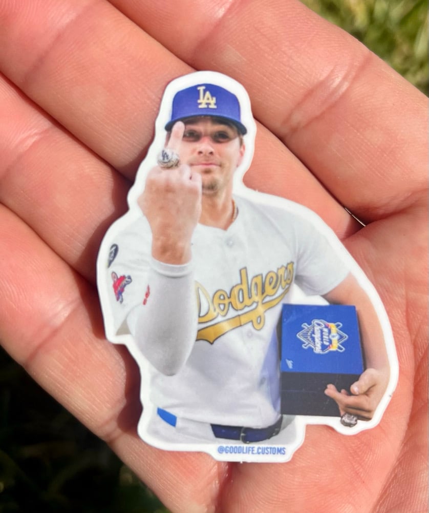 Hernandez Dodgers “World Champions” Sticker
