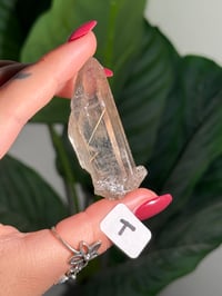 Image 21 of CHOOSE YOUR OWN NATURAL (UNPOLISHED) RUTILE IN QUARTZ POINT -BRAZIL-