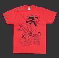 Guttah baby character red with black 