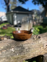 Image 4 of 8” White Oak Fruit Bowl