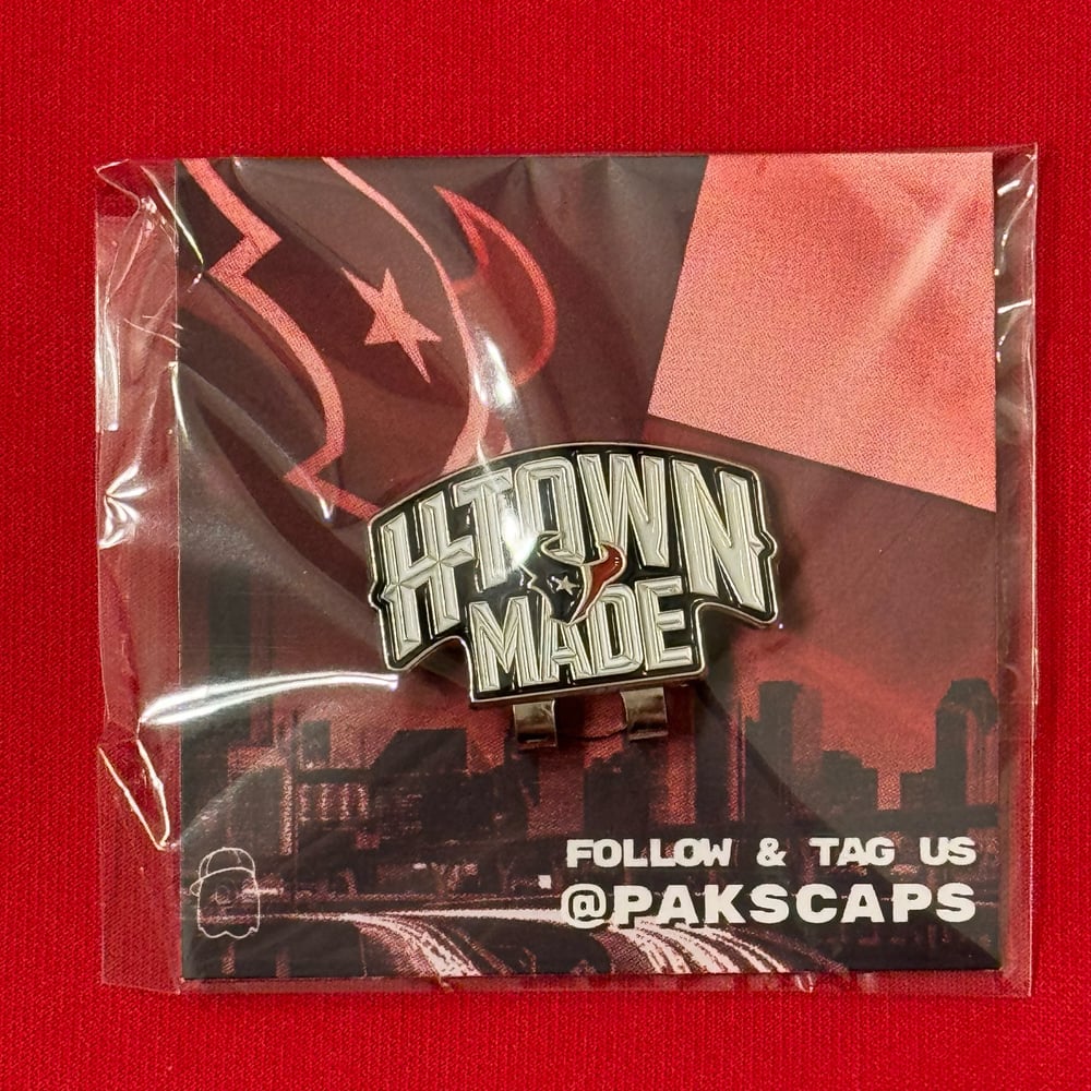 H-town Made blip (hat clip)