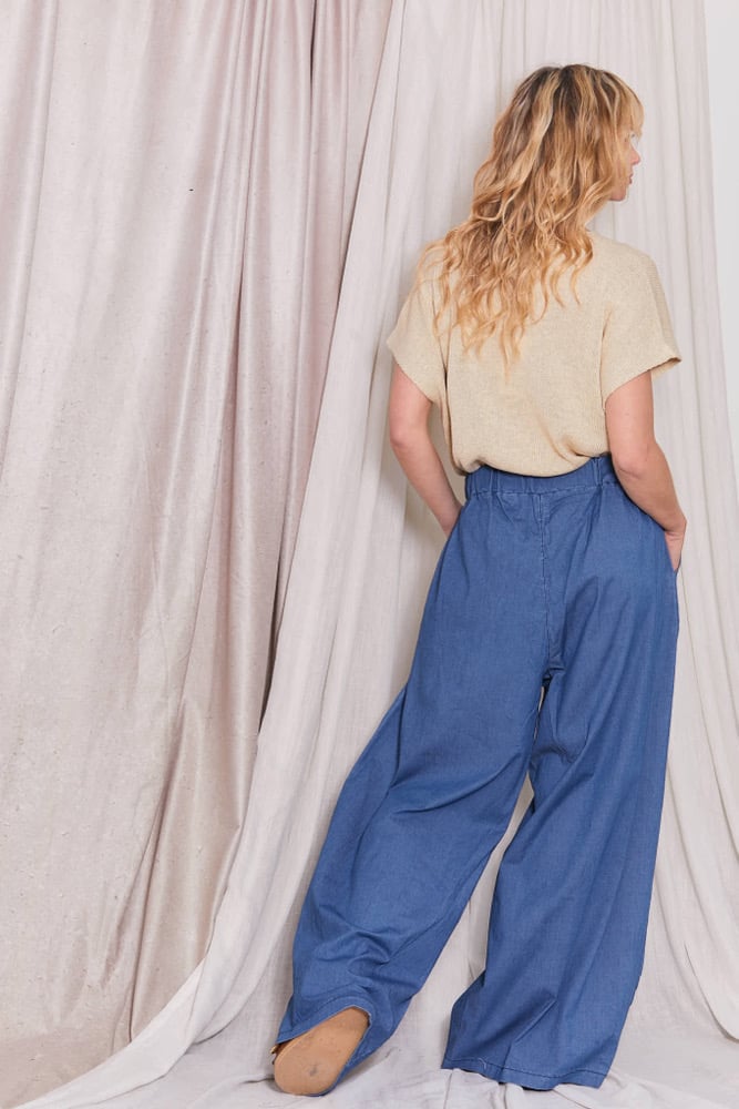 Image of Pantalon Mimi  Bleu Denim Stone T.U. de T42 à T46