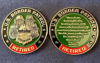 USBP RETIRED BADGE COIN