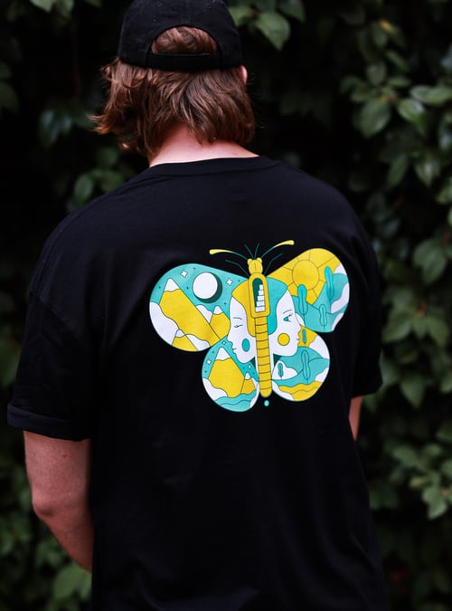Image of Carrington “Butterfly” Black T-Shirt
