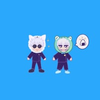 jjk hat stickers